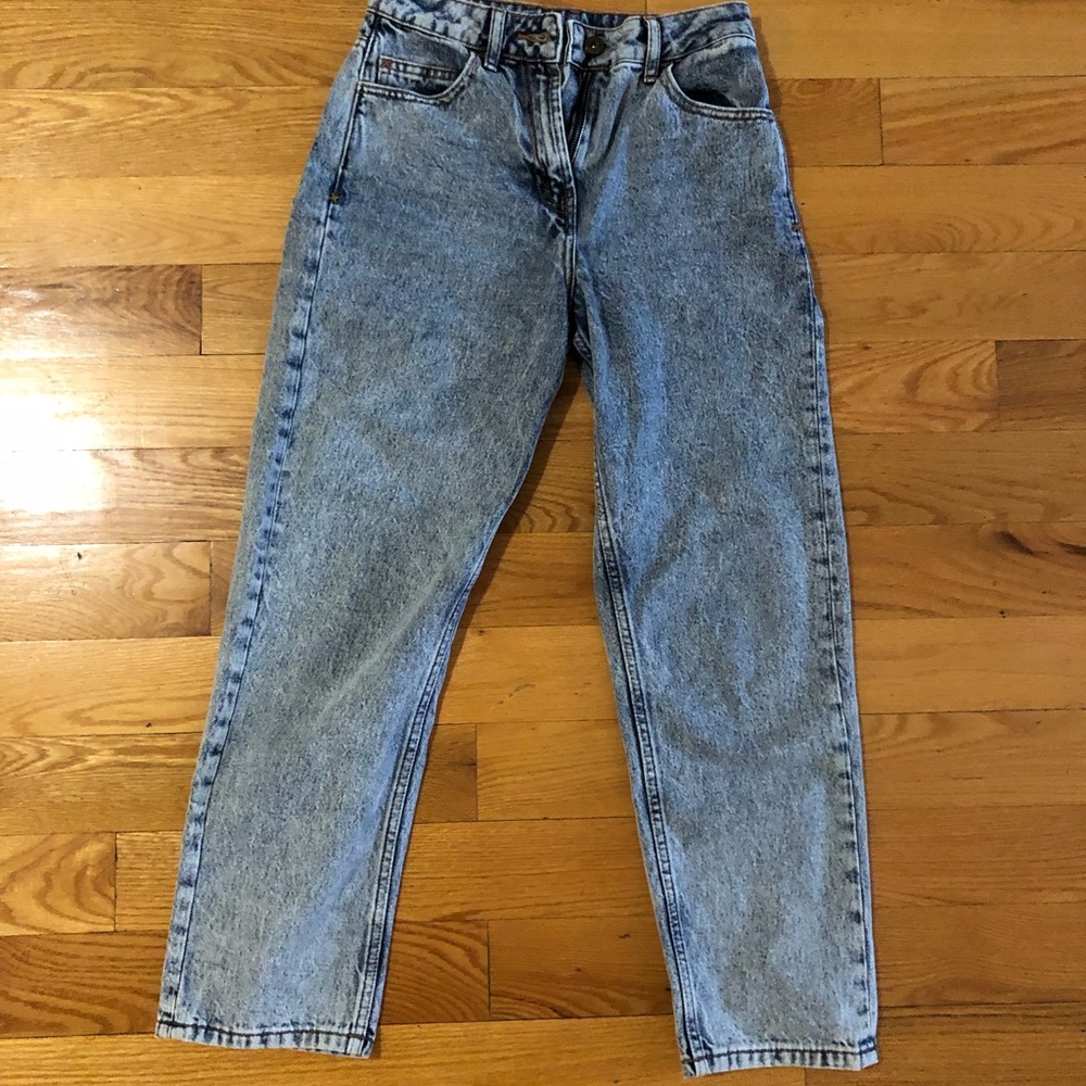 COLLUSION HIGH WAISTED JEANS W 26 L 30